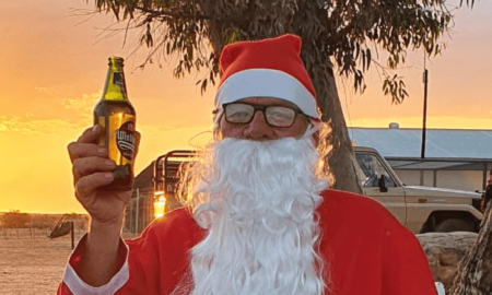 Weihnachtsmann in Namibia